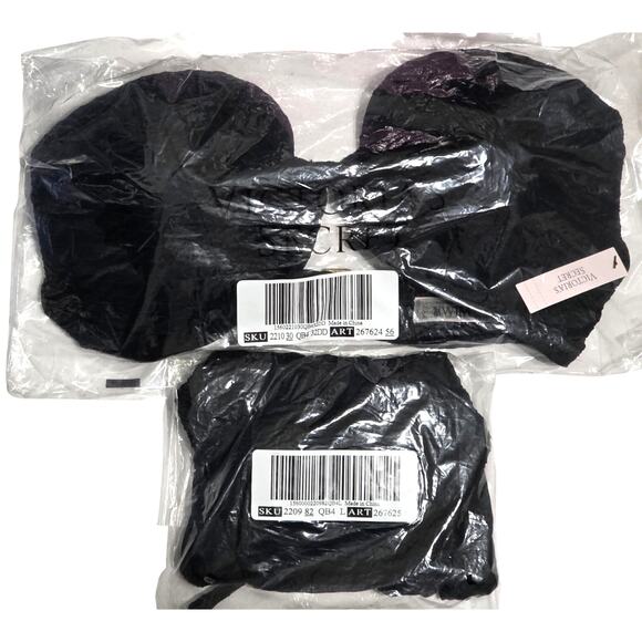 VS Swim Sexy Tee Push-Up Bikini Top + Side-Tie Cheeky Bikini Bottom Fishnet NEW - Picture 4 of 7